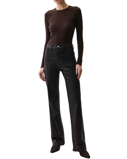 Pistola Evie High Rise Slim Boot - Coated Mocha