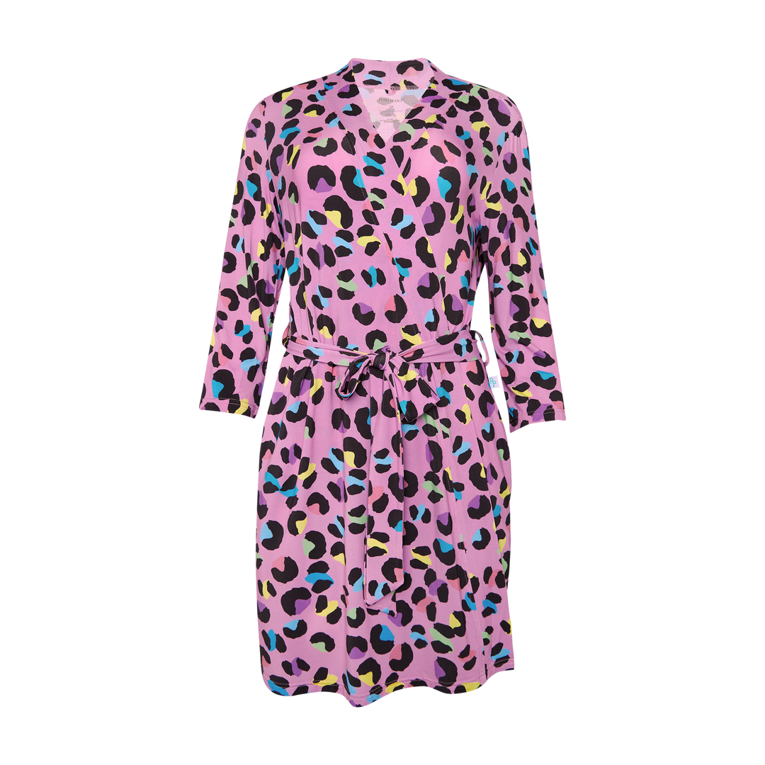 Posh Peanut Robe - Electric Leopard - Gabrielle's Biloxi