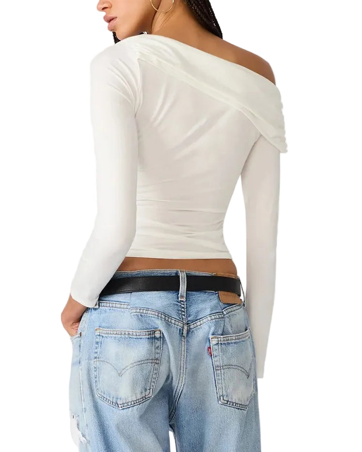 Steve Madden Ryder Knit Top - Cream