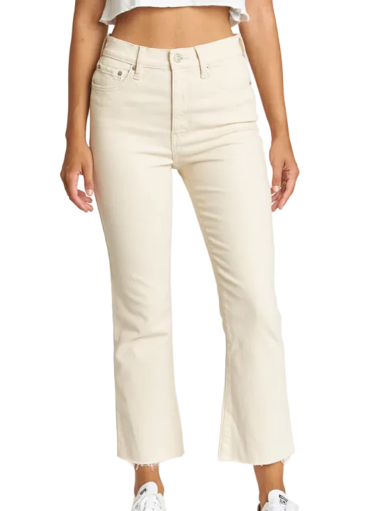 DAZE Shy Girl High High Crop Flare - Raw Cut - Gabrielle's Biloxi