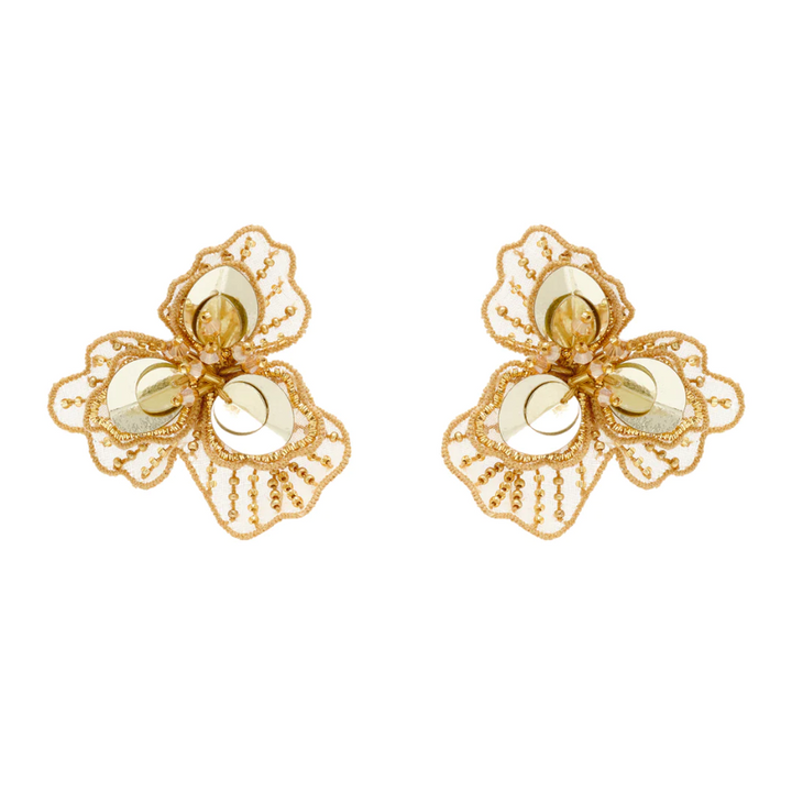Mignonne Gavigan Poppy Studs - Gold - Gabrielle's Biloxi