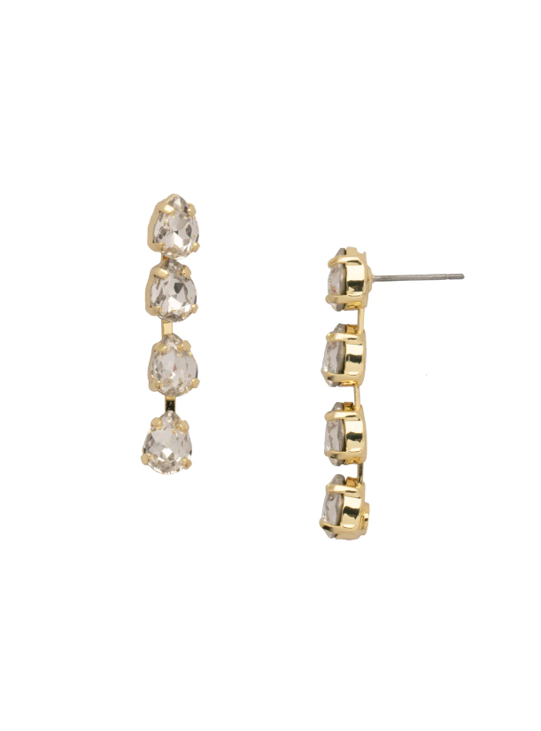 Sorrelli Perrie Dangle Earrings - Crystal - Gabrielle's Biloxi