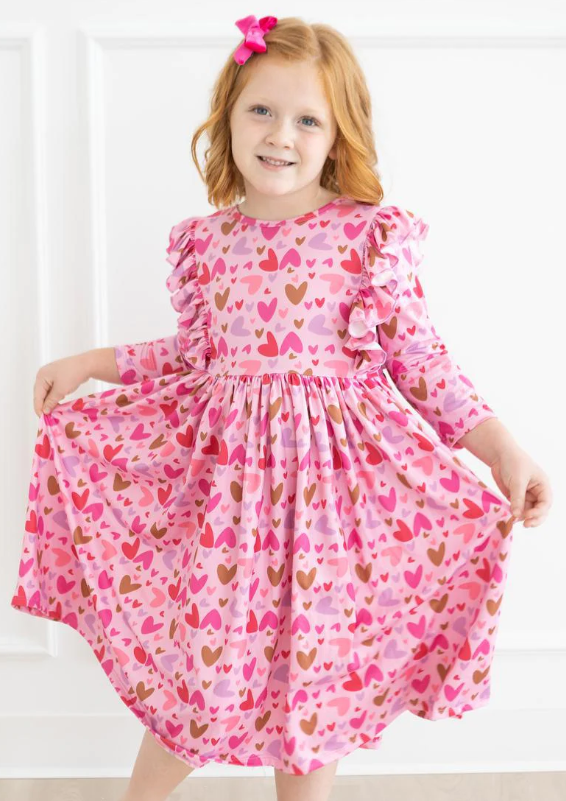 Melt My Heart Ruffle Twirl Dress - Gabrielle's Biloxi