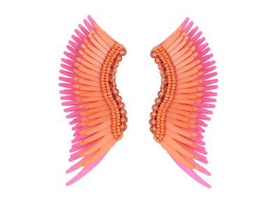 Mignonne Gavigan Midi Madeline Earrings - Peach/Neon Orange - Gabrielle's Biloxi