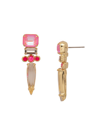 Sorrelli Spiked Drop Earring - Electric Pink - Gabrielle's Biloxi