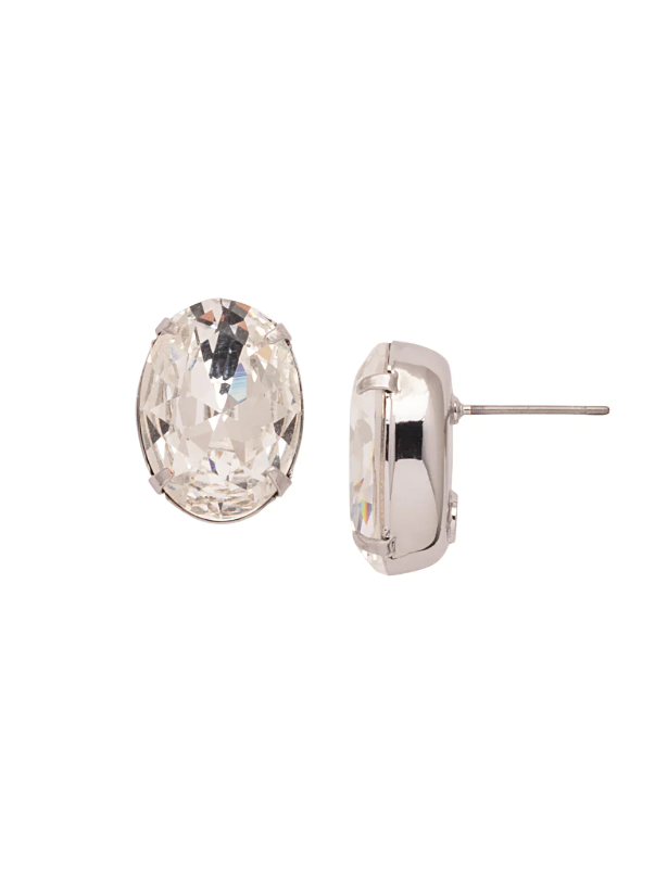 Sorrelli Leslie Stud Earrings - Crystal - Gabrielle's Biloxi