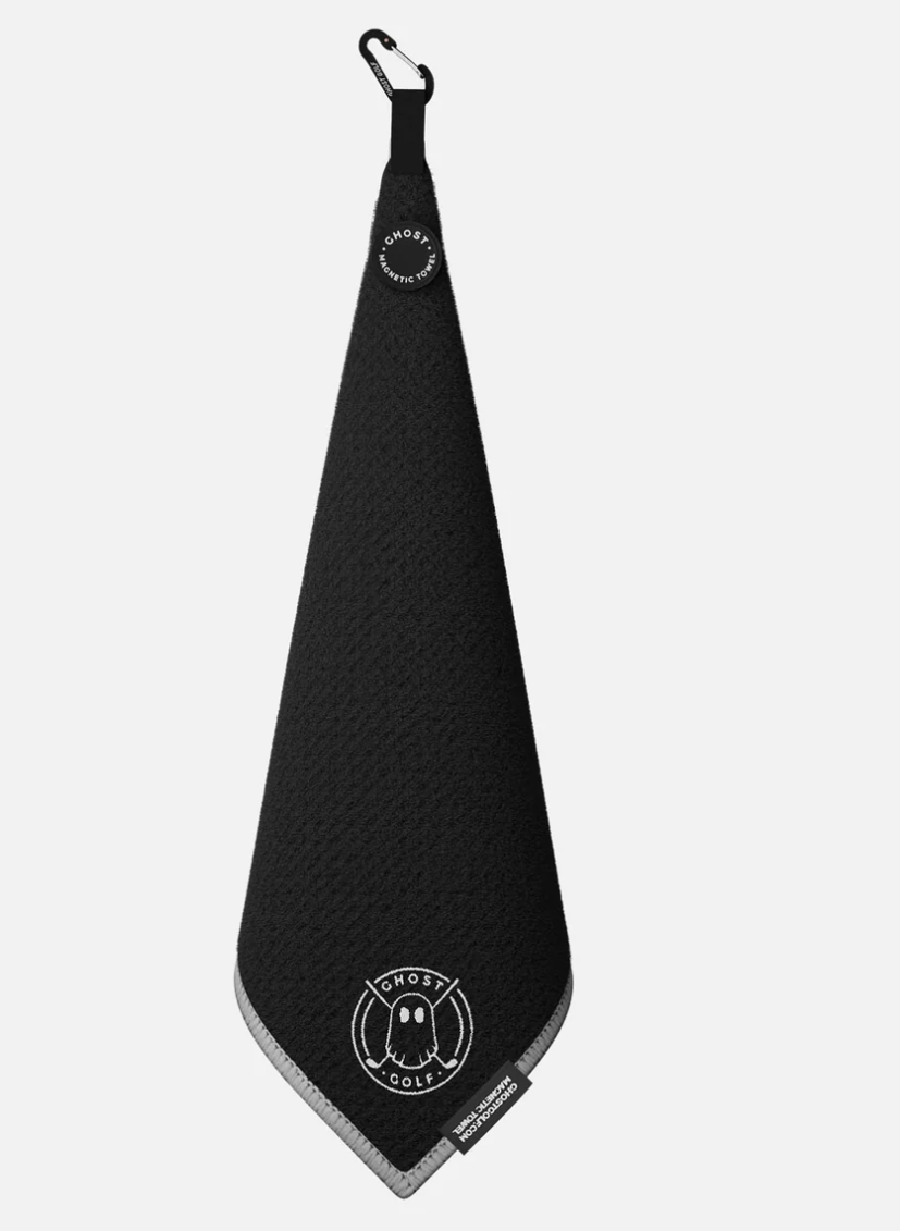 Ghost Golf Magnetic Towel (Greenside) - Black - Gabrielle's Biloxi