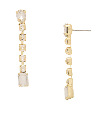 Sorrelli Eva Dangle Earrings - Crystal - Gabrielle's Biloxi