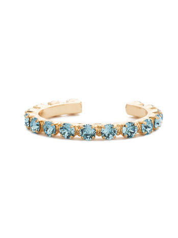 Sorrelli Riveting Romance Cuff Bracelet - Light Aqua - Gabrielle's Biloxi
