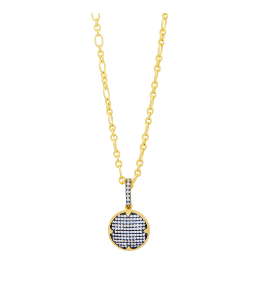 Freida Rothman Signature Times Square Pavé Short Pendant - Gabrielle's Biloxi
