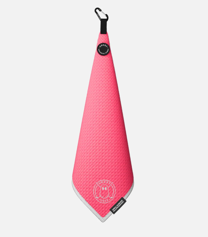 Ghost Golf Magnetic Towel (Greenside) - Hot Pink - Gabrielle's Biloxi