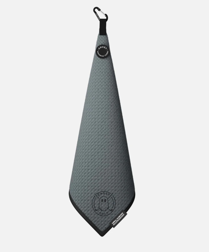 Ghost Golf Magnetic Towel (Greenside) - Dark Grey - Gabrielle's Biloxi