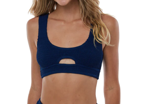 Love & Bikinis Sardinia Bikini Top - Navy Blue - Gabrielle's Biloxi