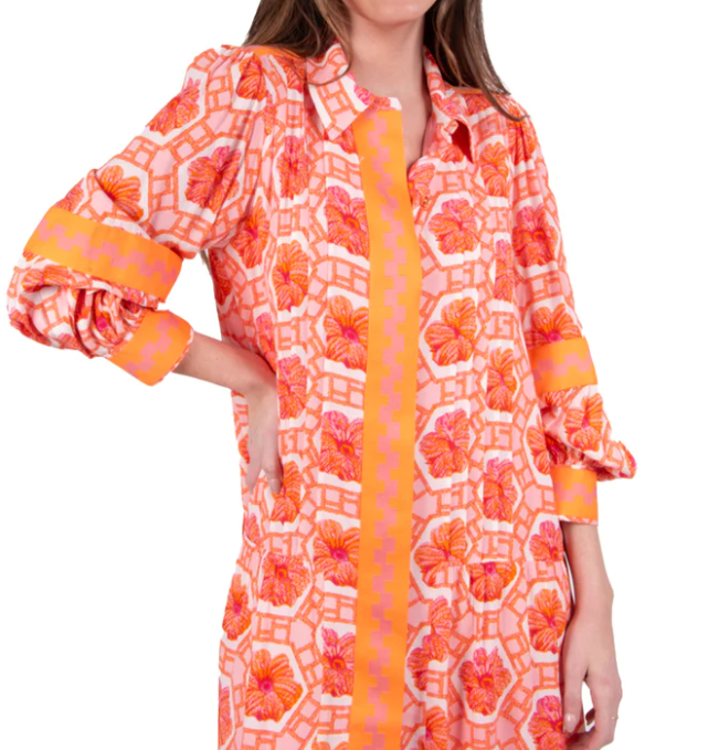 Emily McCarthy Delany Dress - Floral Crochet - Gabrielle's Biloxi