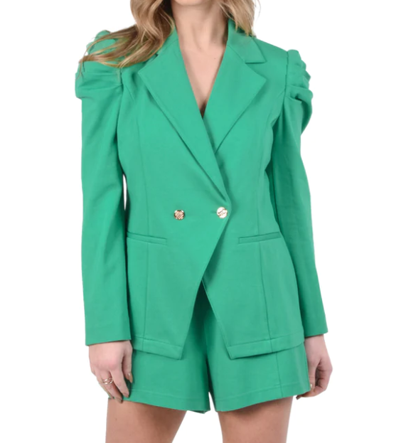 Emily McCarthy Bradshaw Blazer - Ming Green - Gabrielle's Biloxi