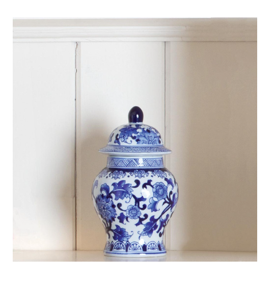 Blue Chinoiserie Ginger Jar - Small - Gabrielle's Biloxi
