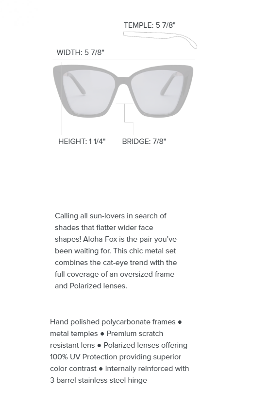 I-Sea Aloha Fox - Black/Smoke Polarized Lens - Gabrielle's Biloxi