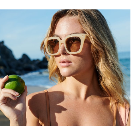 I-Sea Jemma - Vanilla/Brown Polarized Lens - Gabrielle's Biloxi