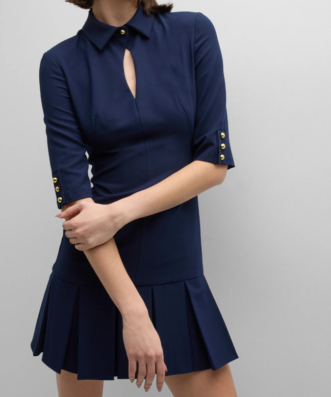 Black Halo Rami Dress - Navy - Gabrielle's Biloxi