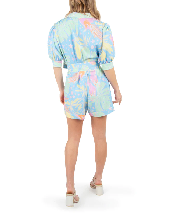 Emily McCarthy Rio Romper - Parrot Party - Gabrielle's Biloxi