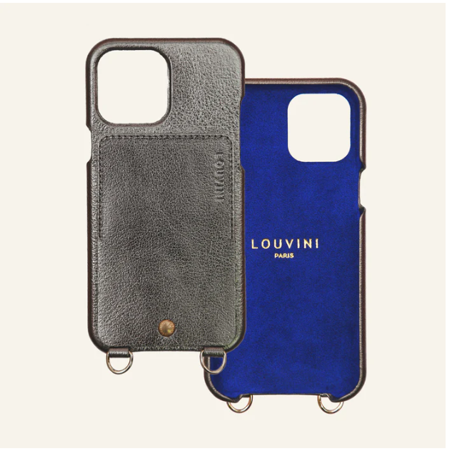 Louvini Coque Etui Lou Anthracite Metallique - IPHONE 15 PRO MAX - Gabrielle's Biloxi