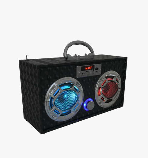 Black 3D Boombox - Bluetooth - Gabrielle's Biloxi
