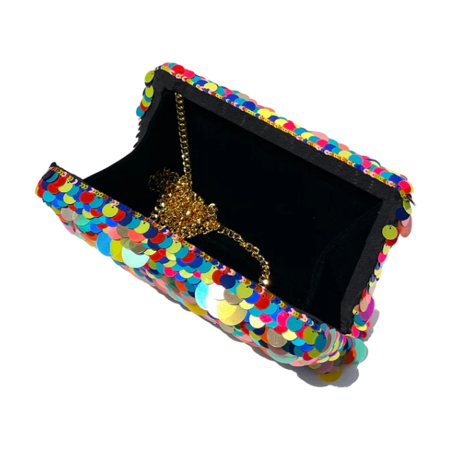 Simitri Rainbow Disco Clutch - Gabrielle's Biloxi