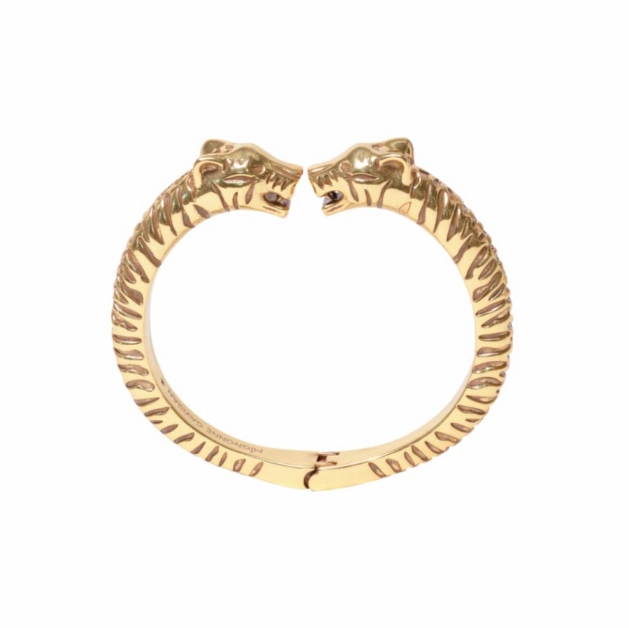 Mignonne Gavigan Tiger Cuff - Antique Gold - Gabrielle's Biloxi