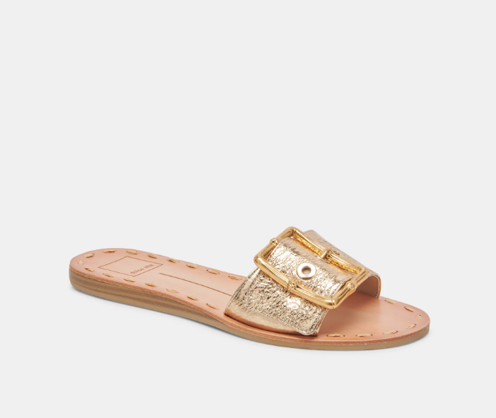 Dolce Vita Dasa - Gold Crackled Leather - Gabrielle's Biloxi