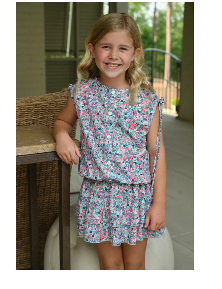 Girls Maggie Top - Petals - Gabrielle's Biloxi
