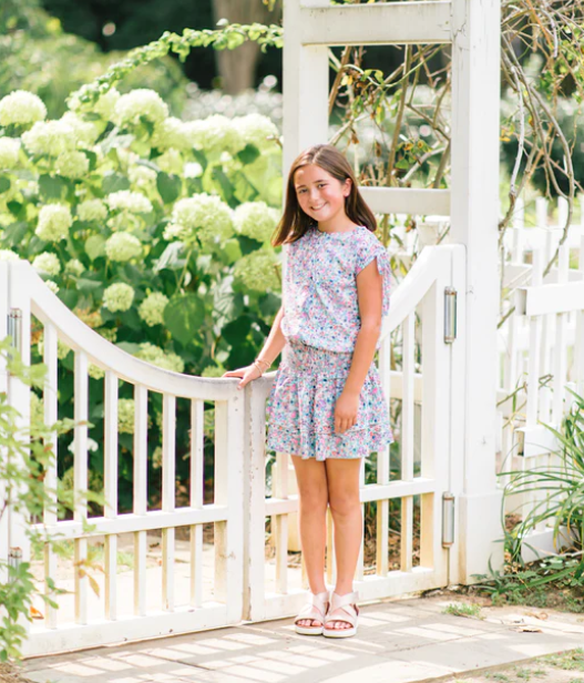 Girls Scottie Skirt - Petals - Gabrielle's Biloxi