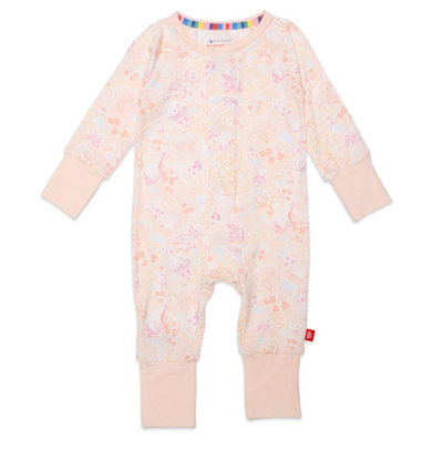 Magnetic Me Coral Floral Convertible Coverall - Gabrielle's Biloxi