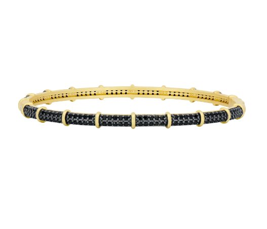 Freida Rothman Industrial Finish Cobblestone Thin Hinge Bracelet - Gabrielle's Biloxi