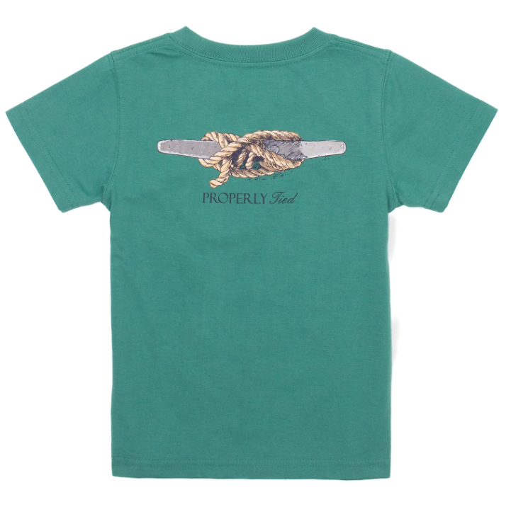 Properly Tied Tied Off SS - Teal - Gabrielle's Biloxi