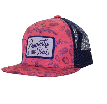 Properly Tied Boys Sportsman Trucker Hat Crawfish Boil - Gabrielle's Biloxi