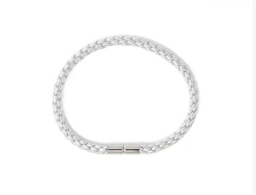Keva Silver Braided Bracelet - Gabrielle's Biloxi