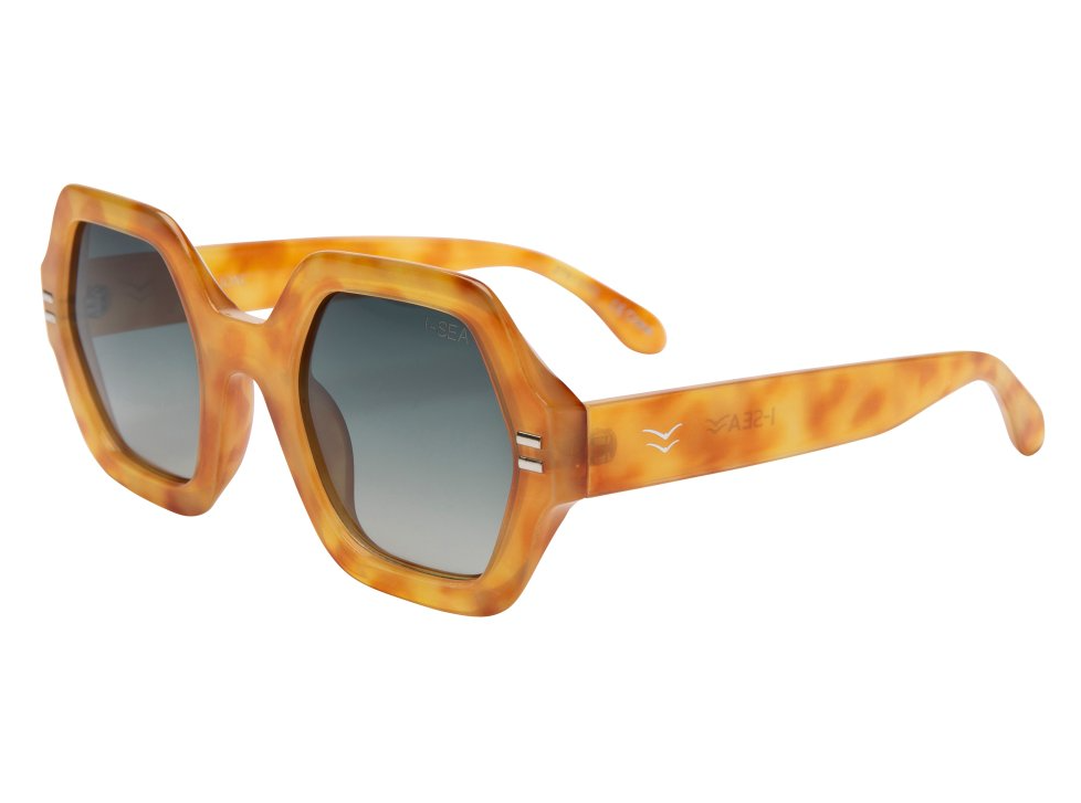I-Sea Joni Honey Tort/Green Polarized Lens - Gabrielle's Biloxi