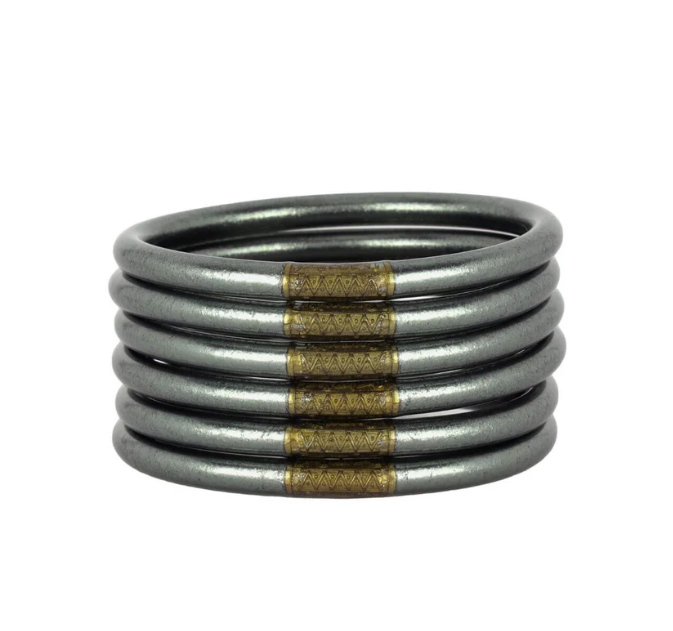 BuDhaGirl All Weather Bangles - Graphite - Gabrielle's Biloxi