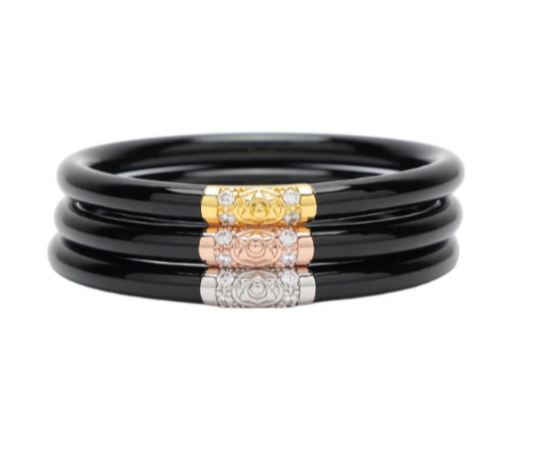BuDhaGirl Three Kings Bangle - Black - Gabrielle's Biloxi