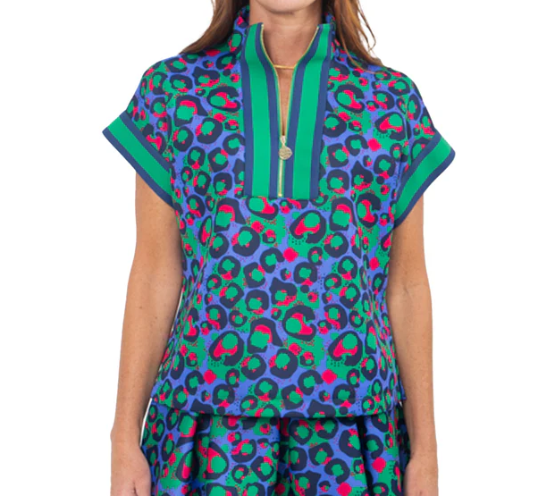 Emily McCarthy Poppy Pullover - Freckle Spot Cheetah - Gabrielle's Biloxi