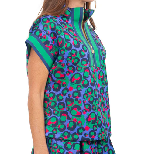 Emily McCarthy Poppy Pullover - Freckle Spot Cheetah - Gabrielle's Biloxi