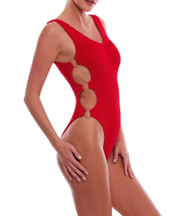 LOVE & BIKINIS Dubai One Piece - Red - Gabrielle's Biloxi