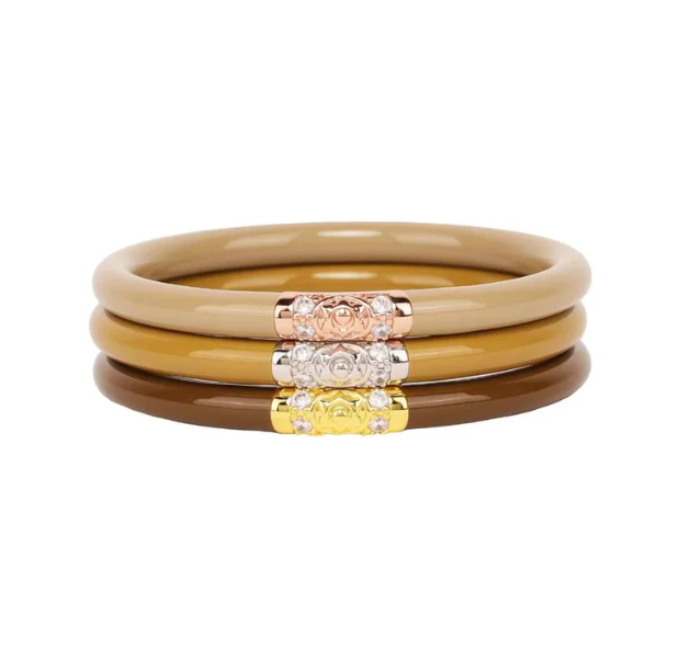 BuDhaGirl Three Kings All Weather Bangles - Oro - Medium - Gabrielle's Biloxi