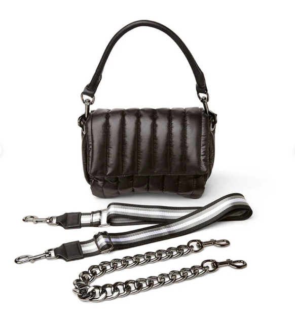 Think Royln Bar Bag - Shiny Black - Gabrielle's Biloxi