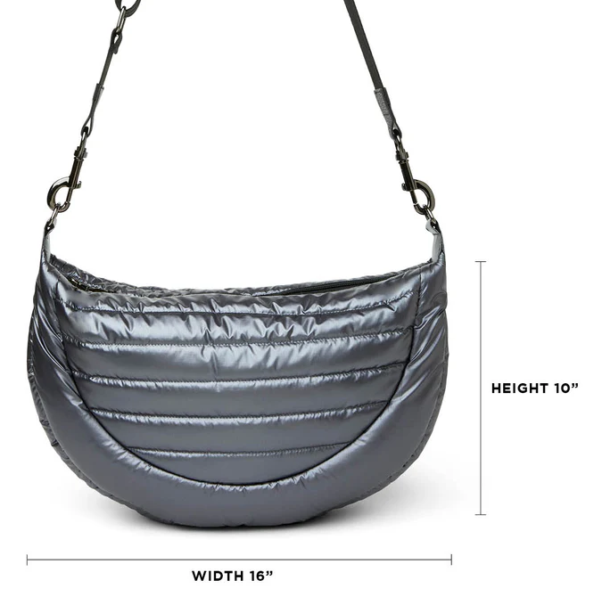 Think Royln Elton Hobo Cross Body - Pearl Grey - Gabrielle's Biloxi