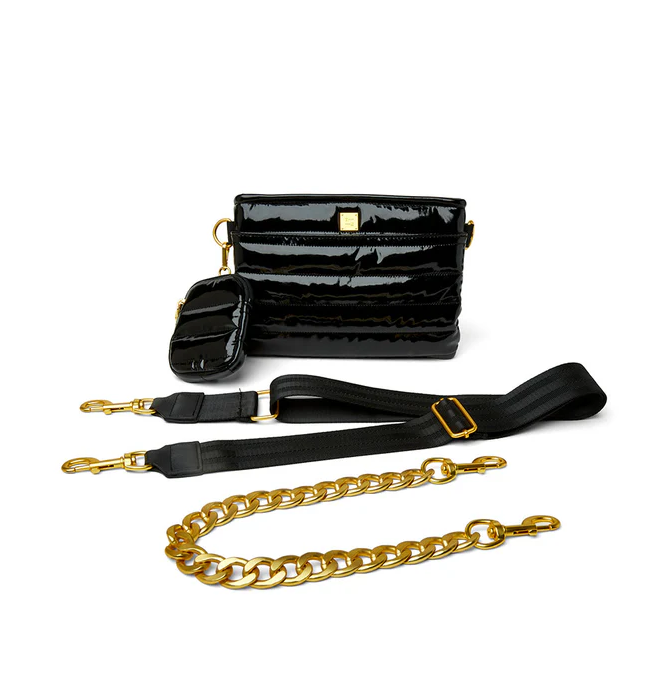 Think Royln Downtown Cross Body - Black Patent - Gabrielle's Biloxi