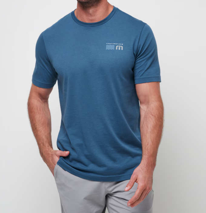 Travis Mathew Best Behavior Tee - Dark Teal - Gabrielle's Biloxi