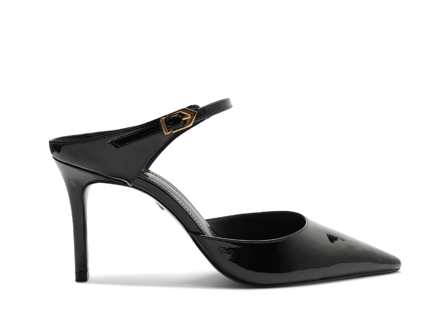 Schutz Laura Mule - Black - Gabrielle's Biloxi