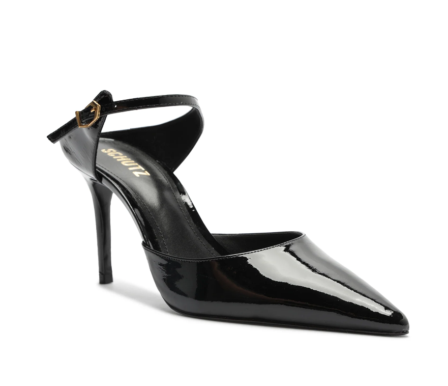 Schutz Laura Mule - Black - Gabrielle's Biloxi