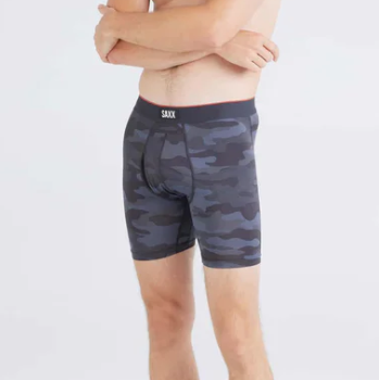 Saxx Multi-Sport Mesh Boxer Brief Fly - Remote Camo-Faded Black - Gabrielle's Biloxi